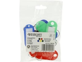 Westcott Sleutellabel Assorti (pak 10 stuk)