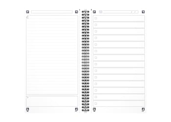 Task Manager Oxford 141x246 mm 115vel blauw