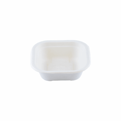 Suikerriet bakje 240ml 130x130x42mm, kleur wit artikel afbeelding