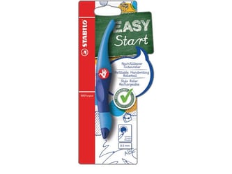 STABILO Rolschrijver Easystart rechtshandig lichtblauw/donkerblauw artikel afbeelding