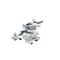 Sluitzegels voor kunststofband, lengte 33 mm breedte 16 mm, van metaal, VE = 2000 stuks