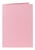 Correspondentiekaart Papicolor dubbel 105x148mm Babyroze artikel afbeelding