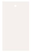 Label PVC 120x65mm wit incl. 1 ponsgat