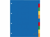 TABBLAD KANGARO A410 A4 4R BLANCO PP ASS 10DLG  artikel afbeelding