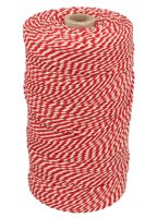 Katoenkoord spoel ca. 500 gram Rood/Wit