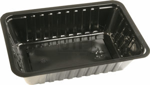 A-Bakje Type A9 145x95x36 PS Zwart Inhoud 350CC. Doosinhoud 2000 St.