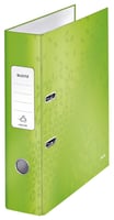 Ordner Leitz WOW 180° A4 80mm karton groen