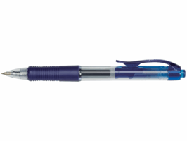 Staples Gelpen met grip 0,7 mm, blauw