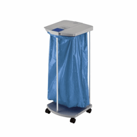 Afvalzakstandaard met 250 blauwe recyclingzakken ProfiLine MSS XXXL, 120 l, h x b x d = 1000x430x450 mm v