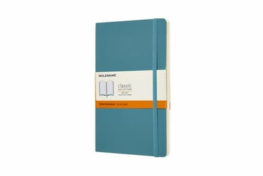 Notitieboek Moleskine L 130x210mm lijn reef blue artikel afbeelding