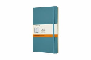 Notitieboek Moleskine L 130x210mm lijn reef blue