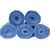 Afvalzak BONTON, 70 l VE = 300 stuks, l x b = 1020x580 mm blauw, 15 rollen, 20 stuks/rol