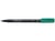 STAEDTLER Lumocolor 317 Permanente Marker, Medium Punt, 1 mm, Groen (doos 10 stuks) artikel afbeelding