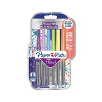 Fineliner Paper Mate Flair Metallic 6 stuks assorti