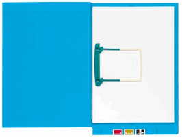 Clipexmap Djois Secolor A4 lateraal blauw