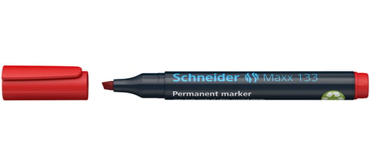 Viltstift Schneider Maxx 133 beitel punt rood