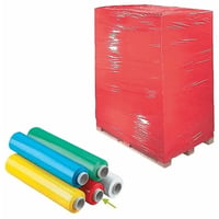 Handmatige wikkelfolie 50cm x 270m x 23my Rood