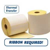 TTR Zebra compatible labels, 102mm x 152mm, 300 etiketten, 25mm kern, thermisch transfer