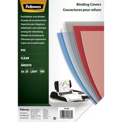 VOORBLAD FELLOWES A4 PVC 180MICRON TRANSPARANT artikel afbeelding