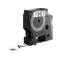 Dymo D1 labeltape 19 mm x 3,5 m nylon zwart op wit 16958