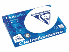 Kopieerpapier Clairefontaine Clairalfa A4 120gr wit 250 vel