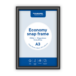 Kliklijst Europel Economy A3 zwart