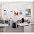 magnetowand®-set, met toebehoren, op behang, 4 platen = 1 m²