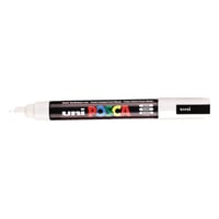Lakmarker Uni Posca 1,8-2,5mm wit/pk6