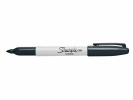 Viltstift Sharpie rond fijn zwart