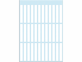 Etiket HERMA 3735 5x35mm wit 252 stuks