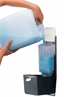 Santral Classic RVS zeepdispenser navulbaar 1200ml Art.nr 1415817