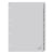 Tabblad A4 23R PP maanden grijs/set12