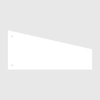 Scheidingsstrook KTC trap. wit/pk100