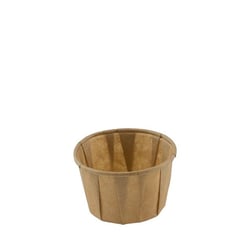 FSC® Papieren sausbakje 3,25oz / 100ml, kleur bruin