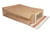 Paper mailer 400x500x100 (BxLxH) + 100mm klep, Bruin 120 Gram