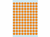 ETIKET HERMA 1844 ROND 8MM 540ST FLUOR ORANJE artikel afbeelding