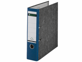 Leitz Ordner wolkenmarmer Rugbreedte 80 mm, blauw