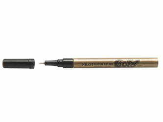 FINELINER PILOT SUPER EF 0.5MM GOUD artikel afbeelding