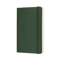 Notitieboek Moleskine pocket 90x140mm lijn soft cover myrtle green