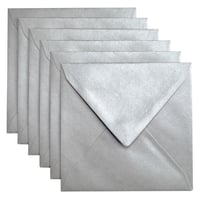 Envelop Papicolor 140x140mm Zilver