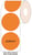 Etiket SPLS 50mm rond oranje/rl2000