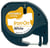Dymo Letratag labeltape 18769 plastic 12mm x 4 m zwart op wit