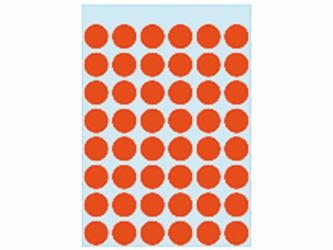 ETIKET HERMA 1862 ROND 12MM 240ST ROOD artikel afbeelding