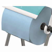 Rol poetspapier heterogene kwaliteit 2-laags, blauw, velafmeting 235x340 mm, VE = 1 stuk