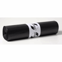 Standaard afvalzakken, LDPE, 120 l VE = 250 stuks, b x h = 700x1100 mm (Kleur: Zwart; Materiaal: LDPE; Materiaaldikte: 25 µm; Staffel: 1 Pak à 500 Stuks)