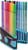 Viltstift STABILO Pen 68/20 ColorParade in antraciet/turquoise etui medium assorti etui à 20 stuks