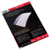 Lamineerhoes GBC HighSpeed™ glanzend foliedikte 75 µm, VE = 100 stuks voor formaat A4