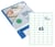 Etiket Rillprint 38x21.2mm mat transparant 1625 etiketten