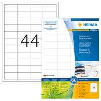 Etiket HERMA recycling 10726 48.3x25.4mm 3520 stuks wit