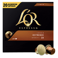 Koffiecups Douwe Egberts L'Or Espresso Estremo 20 stuks